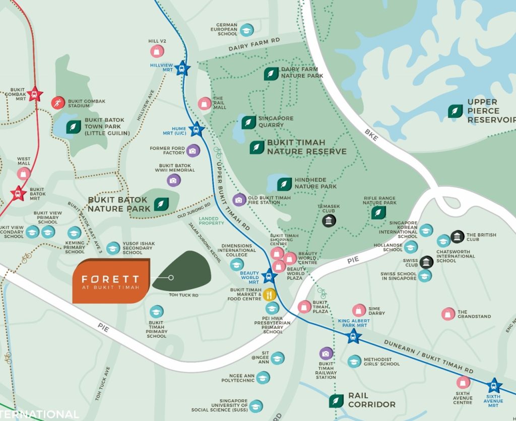 Forett at Bukit Timah Location