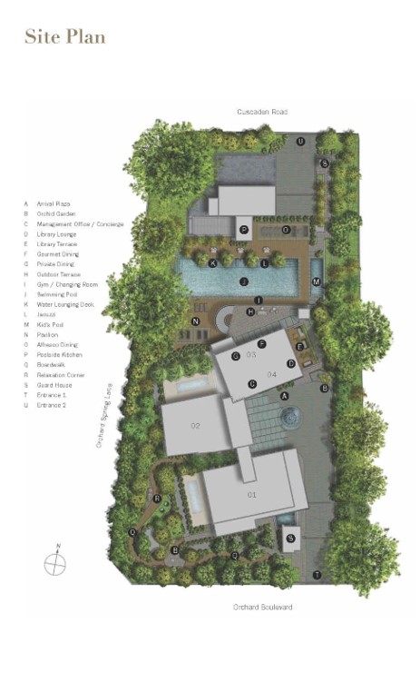 3 Orchard By the Park Site Plan