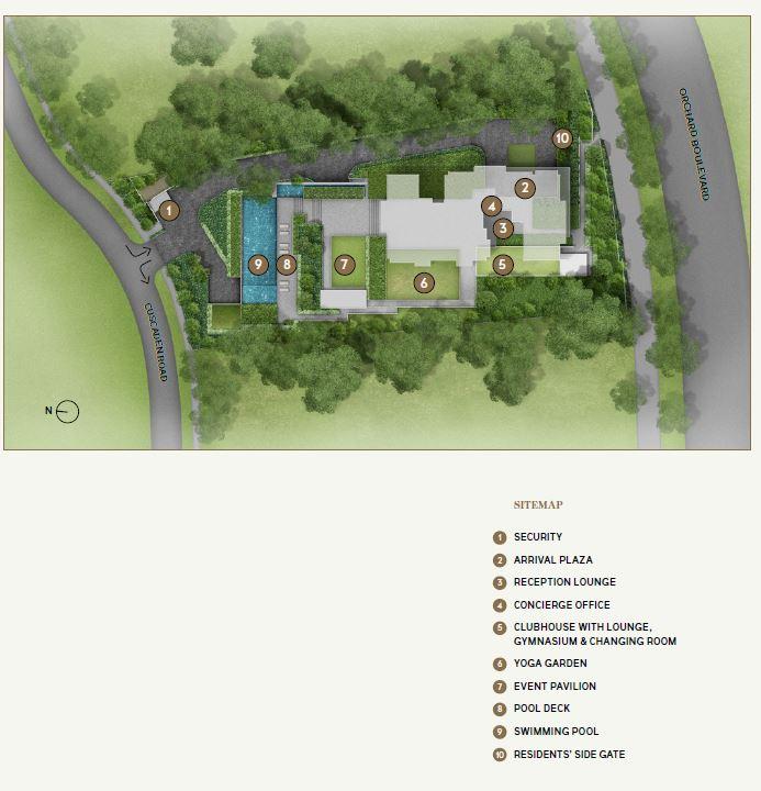 Cuscaden Reserve Site Plan