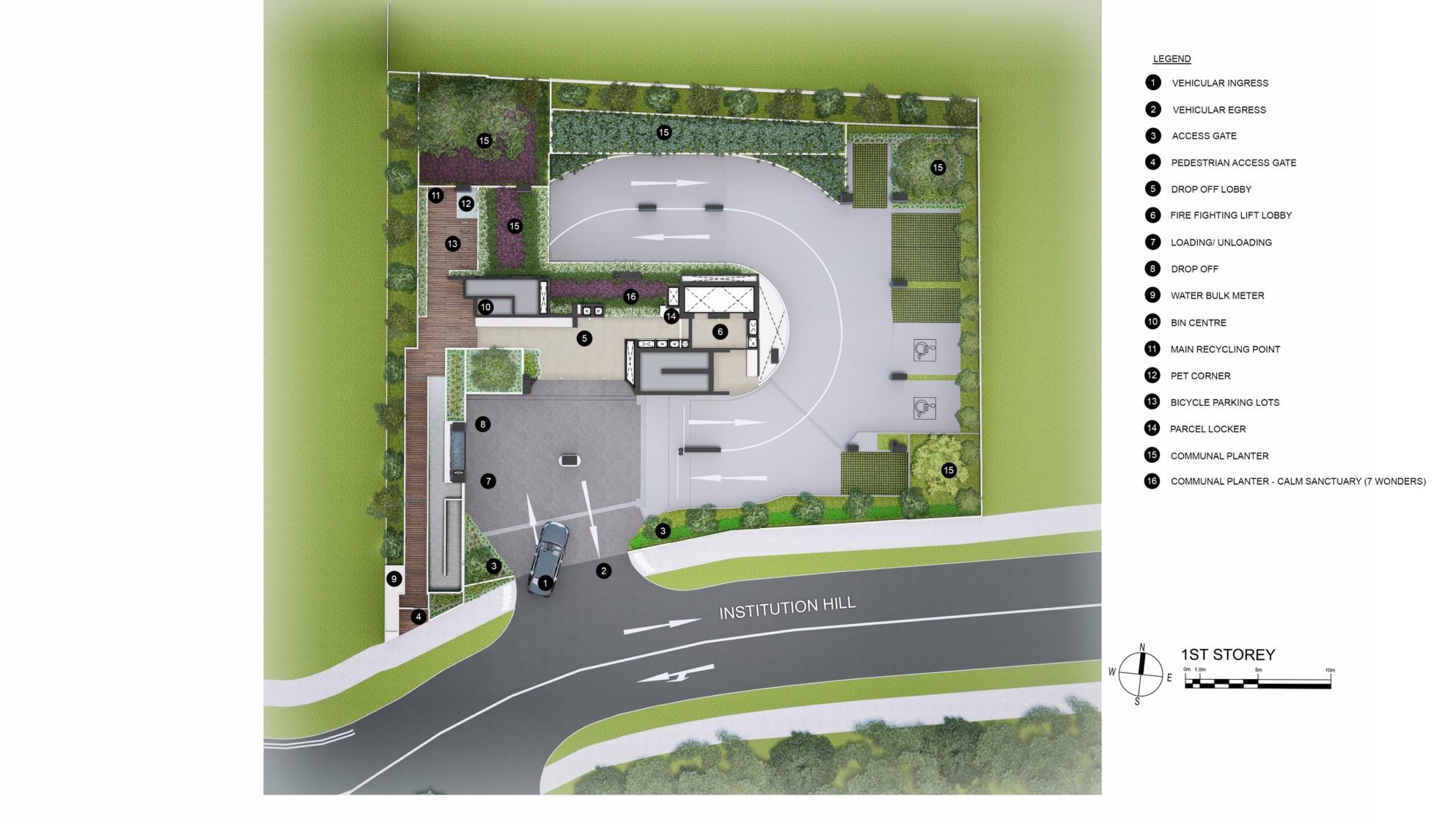 Hill House Site Plan