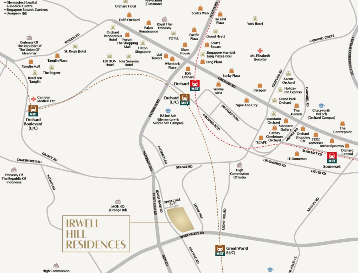 Irwell Hill Residences Location
