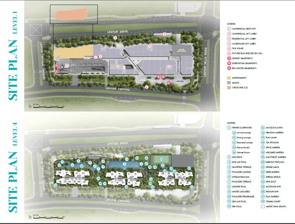 Lentor Modern Site Plan