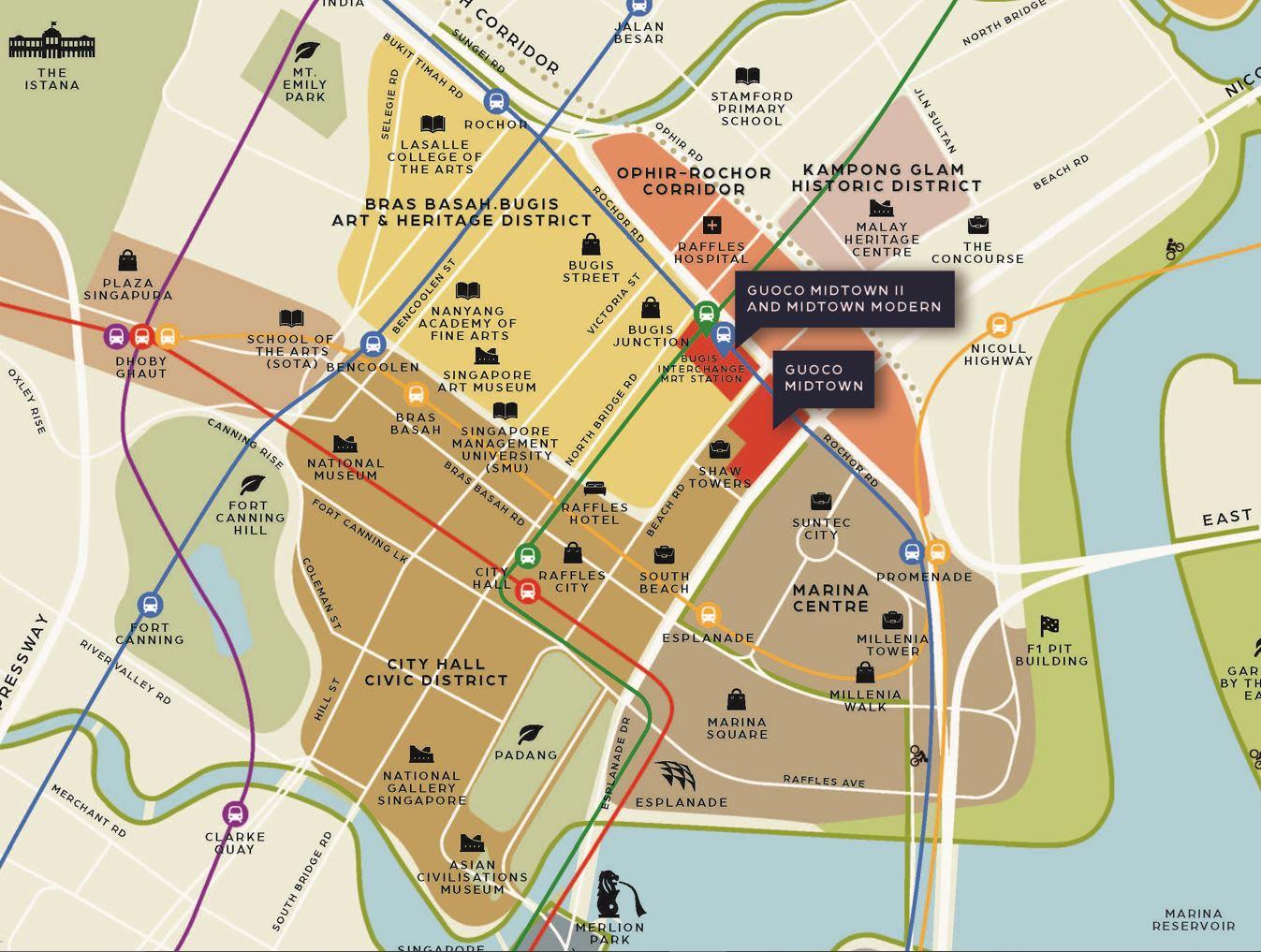 Midtown Modern Map