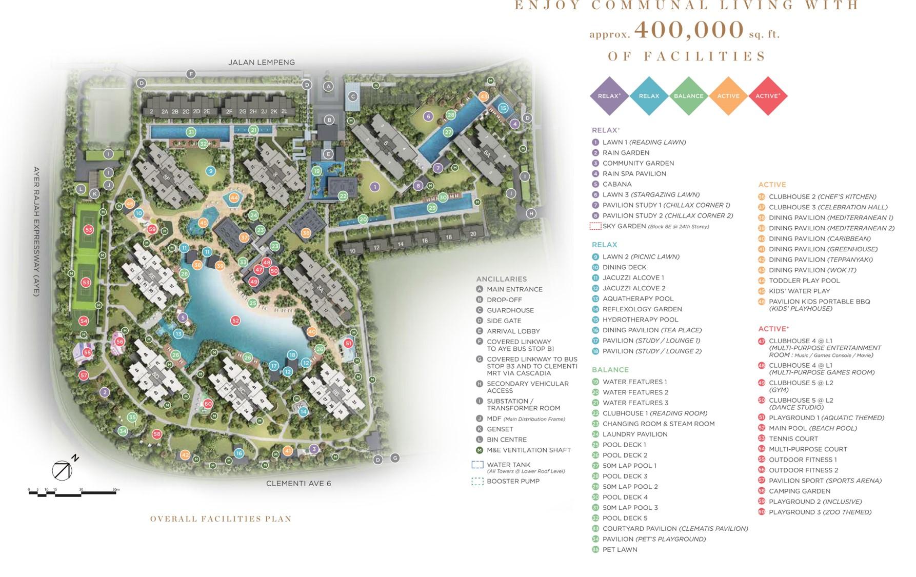 Parc Clematis Site Plan