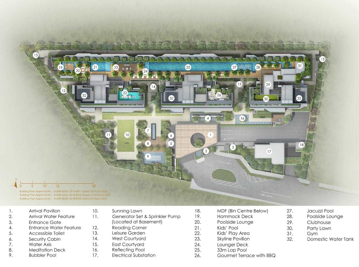 Peak Residence Site Plan