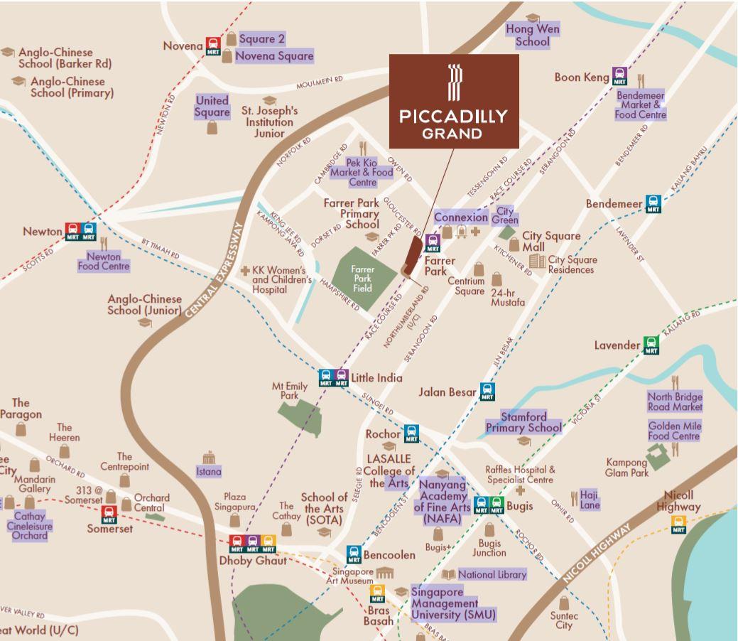 Piccadilly Grand Map