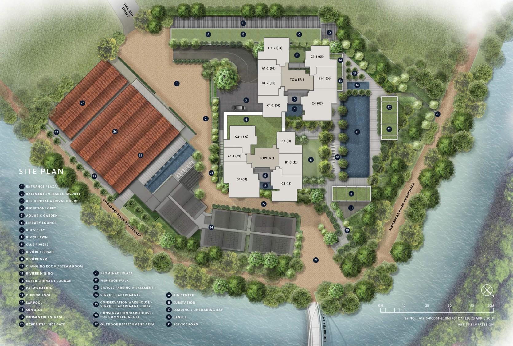 Riviere Site Plan