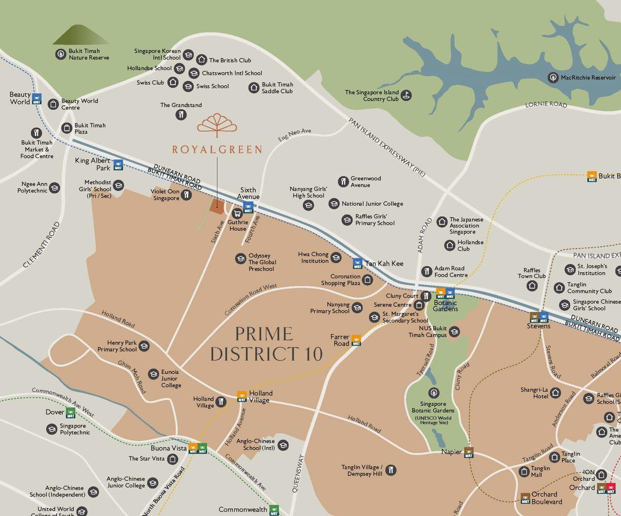RoyalGreen Map