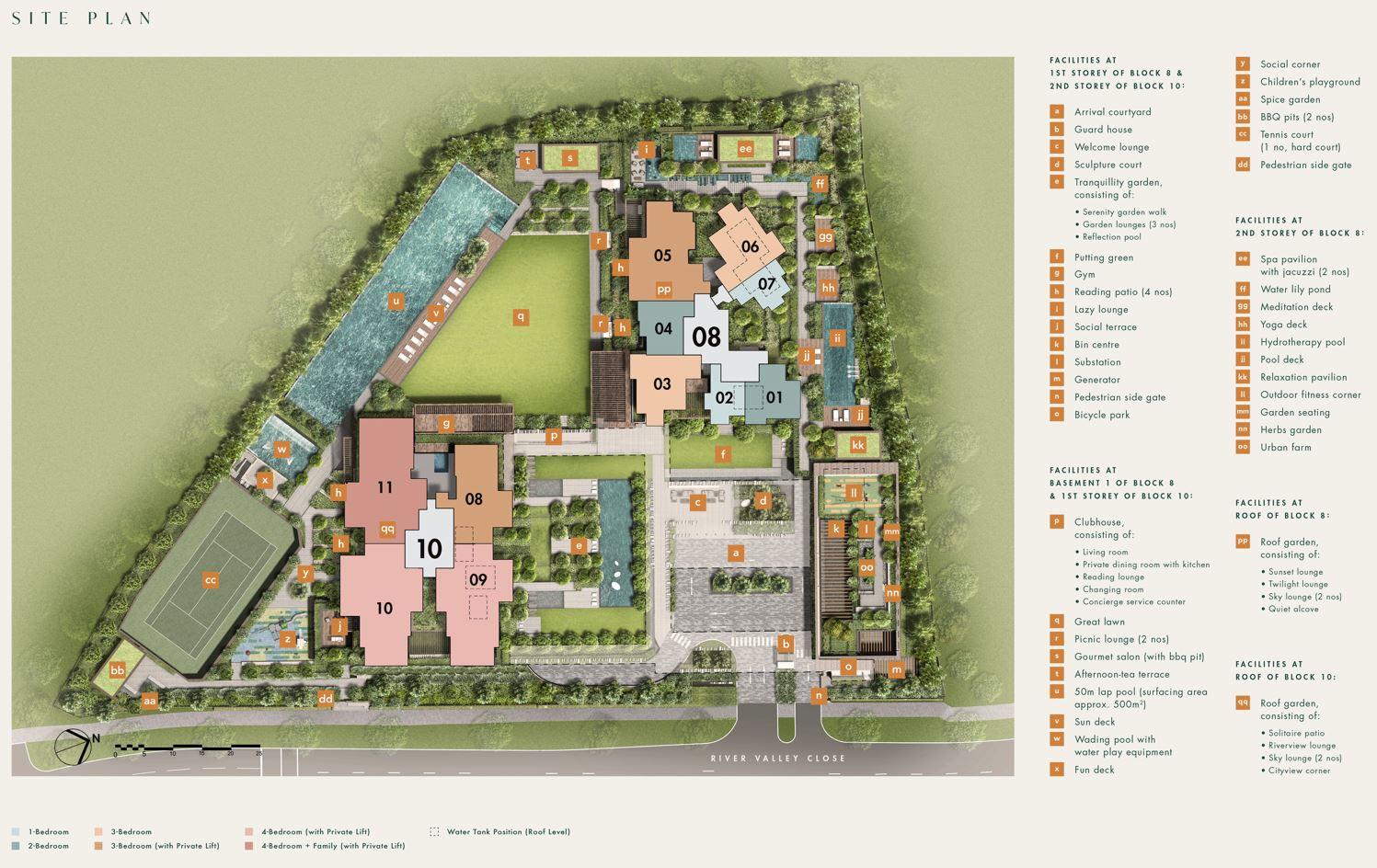 The Avenir Site Plan