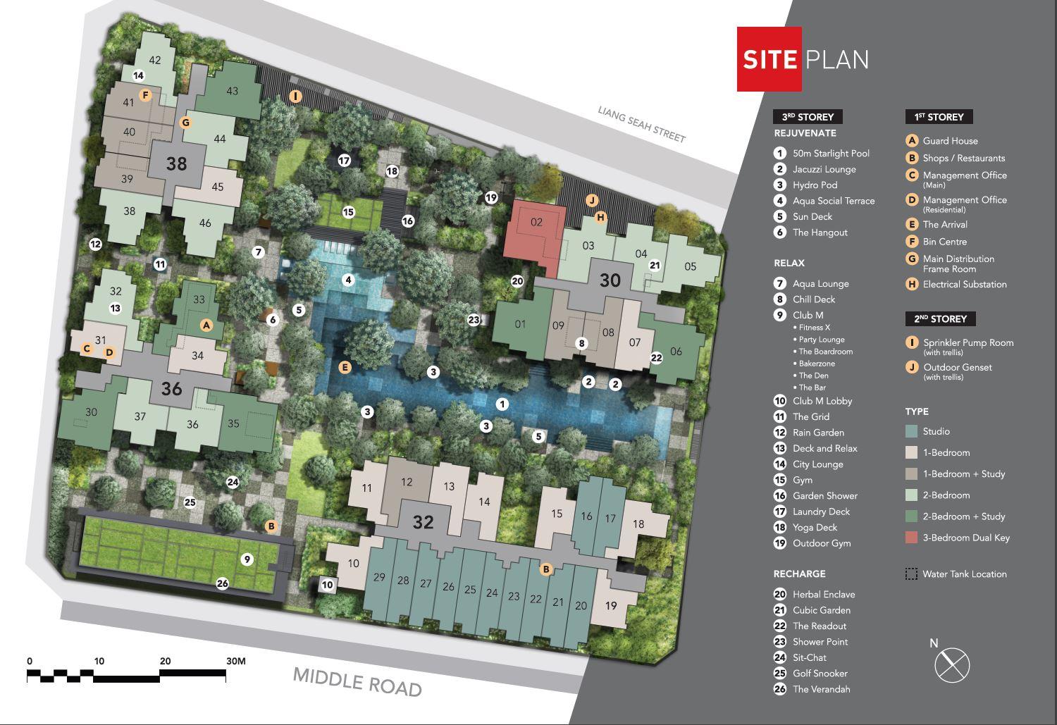 The M Site Plan