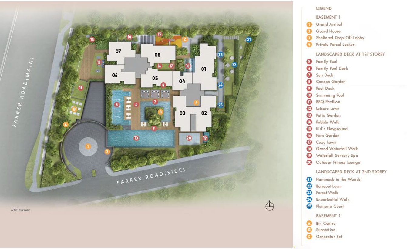Wilshire Residences Site Plan