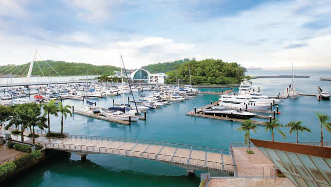Reflections at Keppel Bay Berth