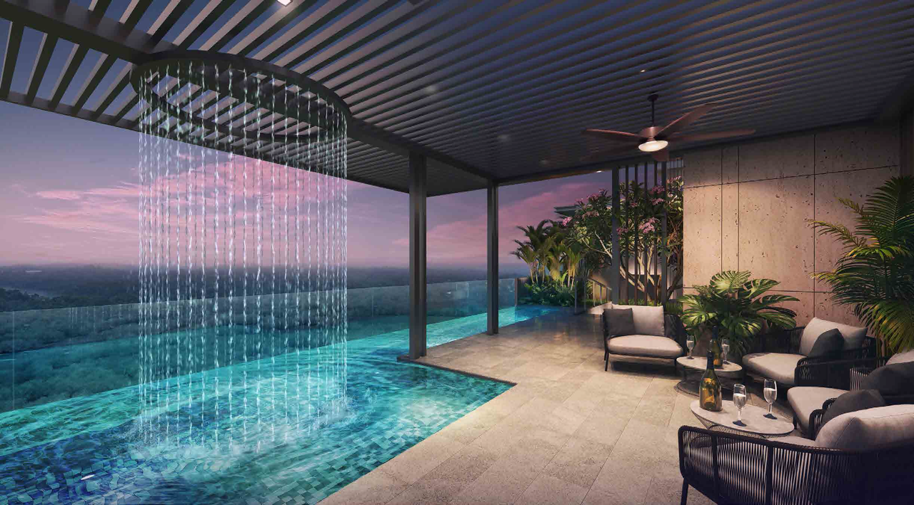 Sanctuary at Newton Sky Pool Pavilion