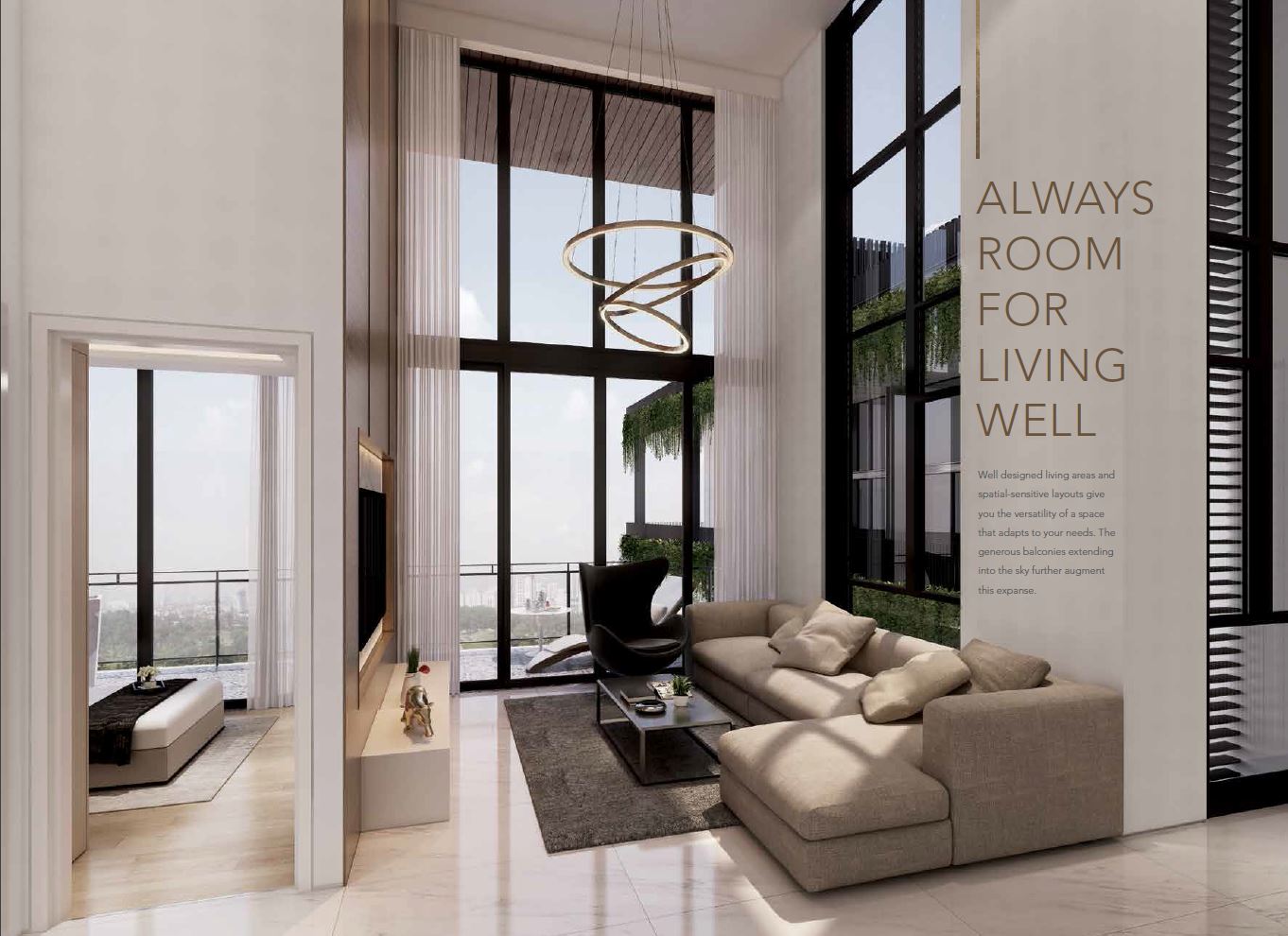 Sloane Residences High Ceiling